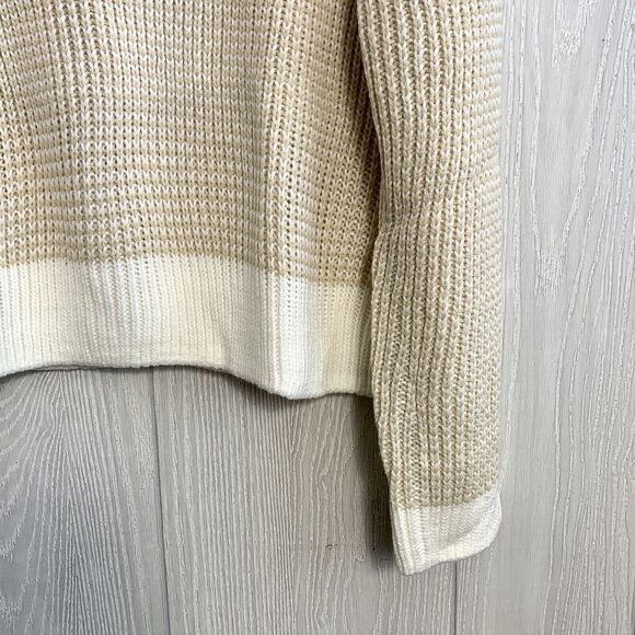Stitches & Stripes Cream Pullover Sweater XXL NWT - Picture 3 of 5